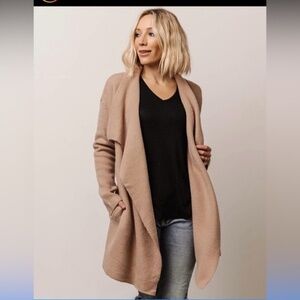 Ellison Lapel Cardigan